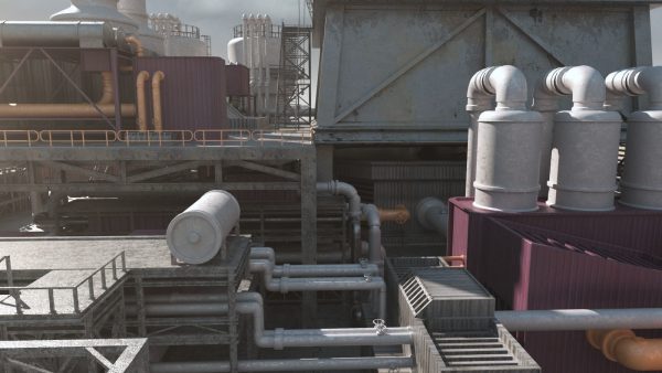 Dolphin Oil Rig