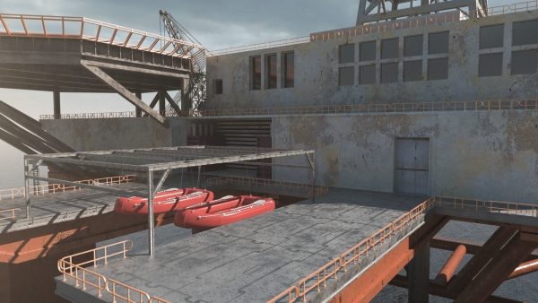 Dolphin Oil Rig