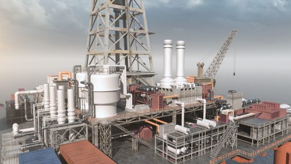 Dolphin Oil Rig