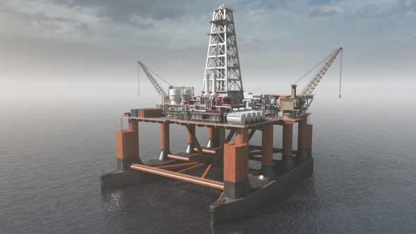 Dolphin Oil Rig