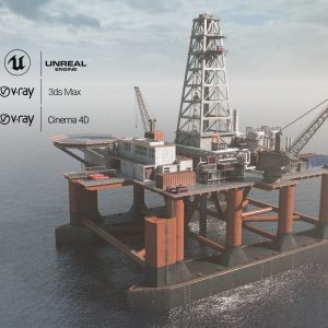 Dolphin Oil Rig