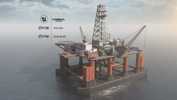 Dolphin Oil Rig