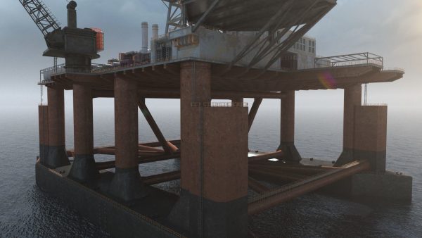 Dolphin Oil Rig