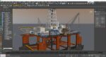 Dolphin Oil Rig