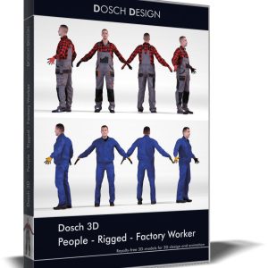 Dosch 3D - People - Rigged Factory Worker