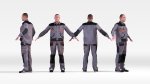Dosch 3D - People - Rigged Factory Worker