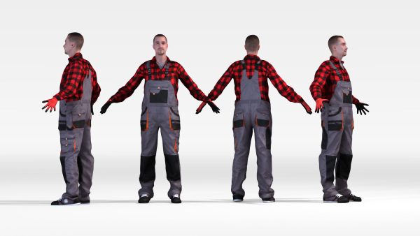 Dosch 3D - People - Rigged Factory Worker