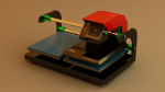 Double Bed Heat Press Machine
