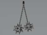 Double flail 3D model
