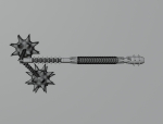 Double flail 3D model