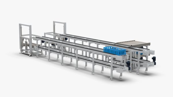 Double Layer Return and Double Speed Chain Assembly Line