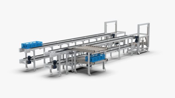 Double Layer Return and Double Speed Chain Assembly Line