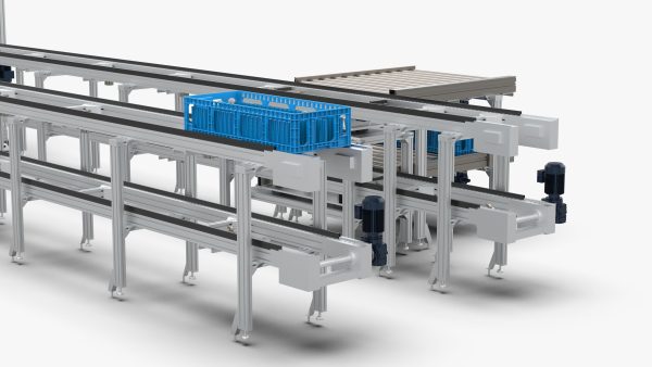 Double Layer Return and Double Speed Chain Assembly Line