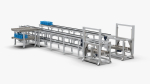 Double Layer Return and Double Speed Chain Assembly Line