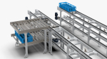 Double Layer Return and Double Speed Chain Assembly Line