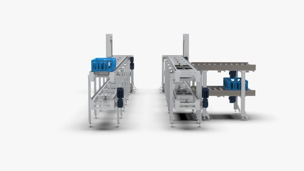 Double Layer Return and Double Speed Chain Assembly Line