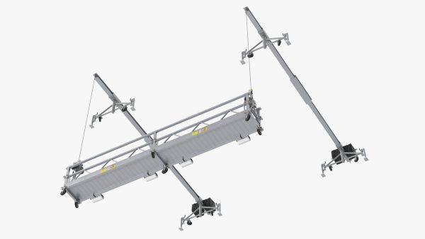 Double Window Cleaning Platform with Fastening to Roof