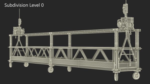Double Window Cleaning Platform with Fastening to Roof