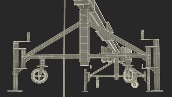 Double Window Cleaning Platform with Fastening to Roof