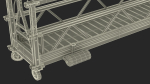 Double Window Cleaning Platform with Fastening to Roof