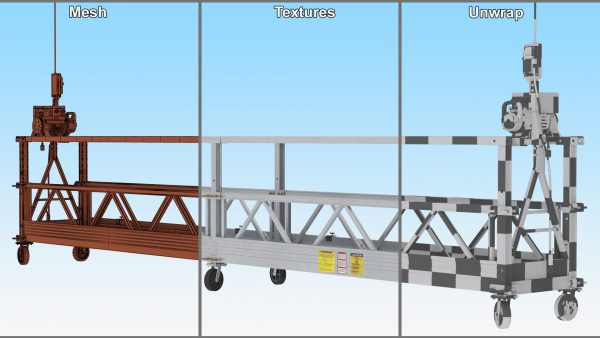 Double Window Cleaning Platform with Fastening to Roof