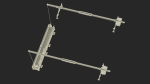 Double Window Cleaning Platform with Fastening to Roof