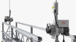 Double Window Cleaning Platform with Fastening to Roof