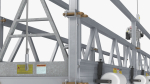 Double Window Cleaning Platform with Fastening to Roof