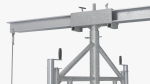 Double Window Cleaning Platform with Fastening to Roof