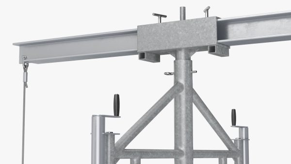 Double Window Cleaning Platform with Fastening to Roof