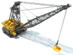 Dragline crane