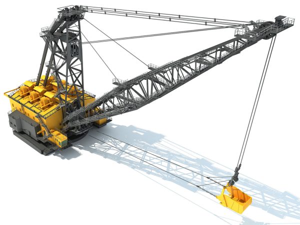 Dragline crane