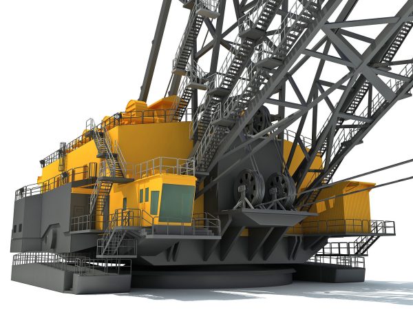 Dragline crane