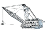 Dragline crane