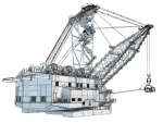 Dragline crane