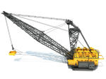 Dragline crane