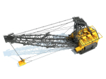 Dragline crane