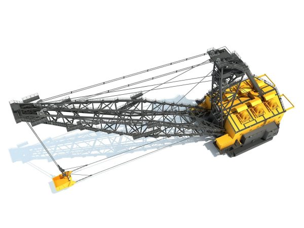 Dragline crane