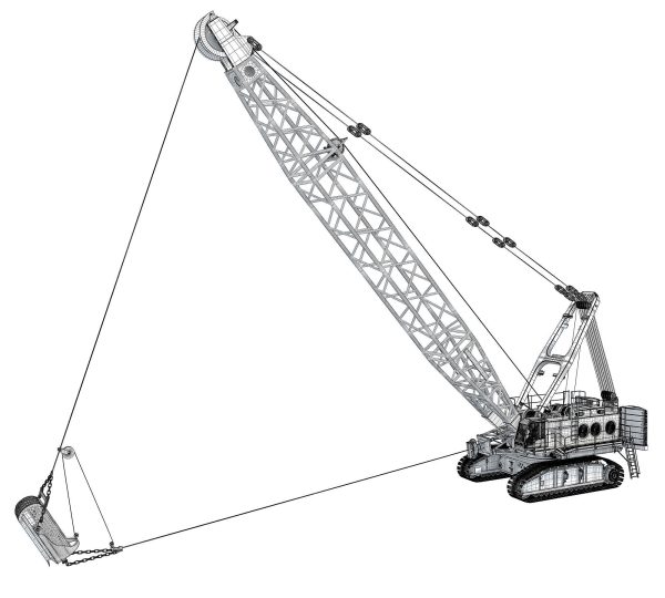 Dragline Excavator Mining Construction Machinery
