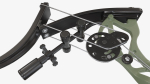 Drawn lever action compound bow