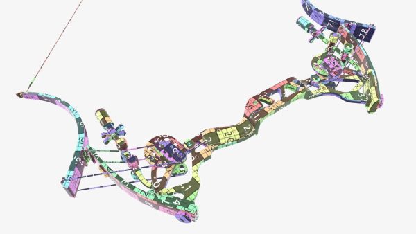 Drawn lever action compound bow