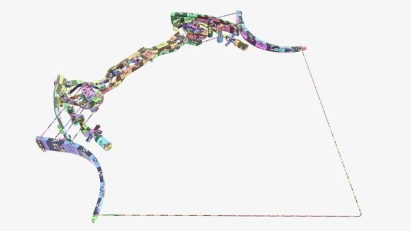 Drawn lever action compound bow