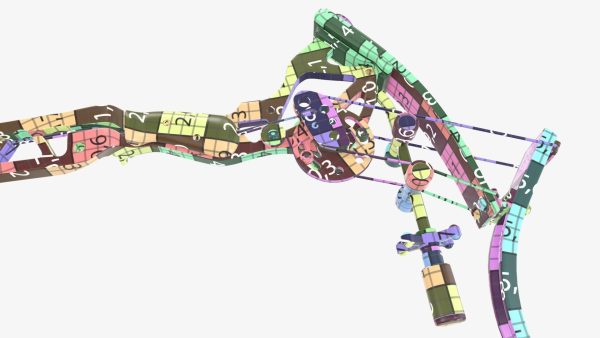 Drawn lever action compound bow
