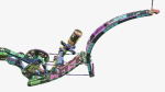 Drawn lever action compound bow