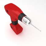 Drill machine 3d model