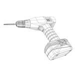 Drill machine 3d model