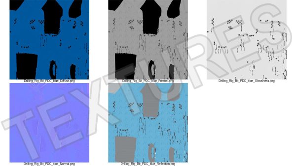 Drilling Rig Bit PDC Blue