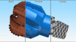 Drilling Rig Bit PDC Blue