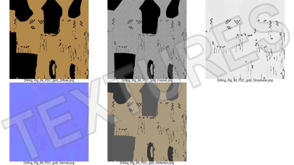 Drilling Rig Bit PDC Gold