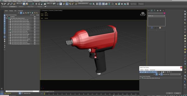 Drive Heavy Duty Impact Wrench MG725